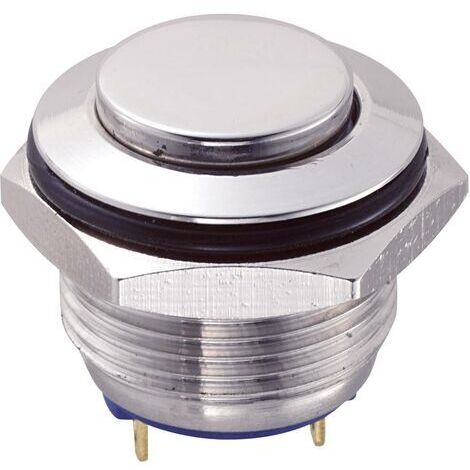 BOUTON-POUSSOIR ANTIVANDALISME TRU COMPONENTS GQ16H-10/J/S 701843 48 V/DC 2 A 1 X OFF/(ON) IP65 À RAPPEL 1 PC(S) (1/4)