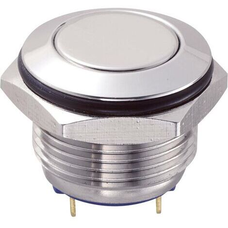 BOUTON-POUSSOIR ANTIVANDALISME TRU COMPONENTS GQ16F-10/J/S 701816 48 V/DC 2 A 1 X OFF/(ON) IP65 À RAPPEL 1 PC(S) (1/4)