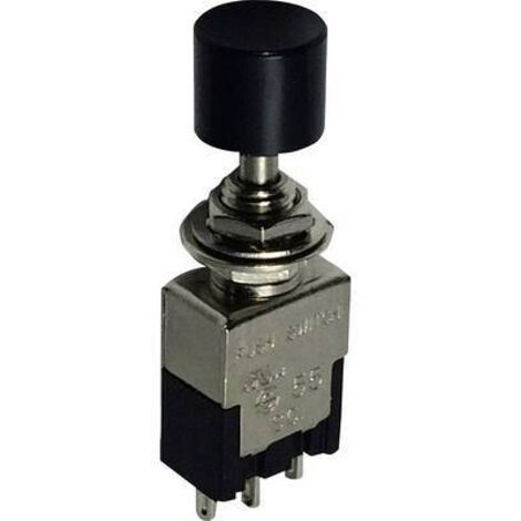 INTERRUPTEUR À PRESSION TRU COMPONENTS TC-PA102A1BK 1587791 250 V/AC 3 A 1 X ON/ON À ACCROCHAGE 1 PC(S) (1/2)