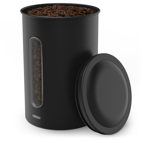 Xavax Boîte en acier inoxydable (pour 1 kg de grains de café en