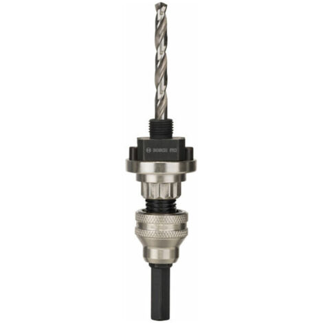 Bosch – Adaptateur hexagonal pour perceuse – Système Q-Lock pour scies cloches 14-210 mm – Changement rapide sans outil – Compatible métal, bois, plastique (1/5)