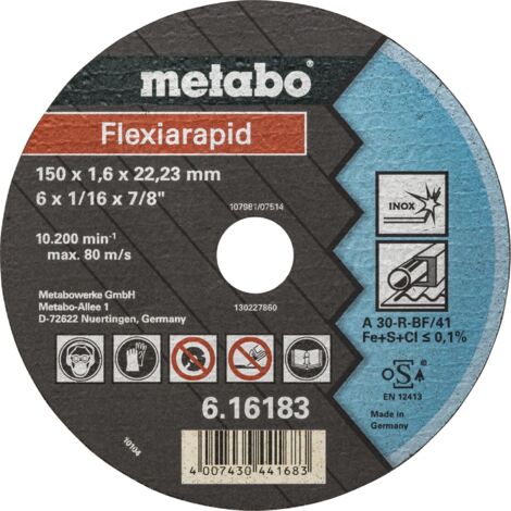 FLEXIARAPID 150X1,6X22,23 INOX, TF 41 (1/2)