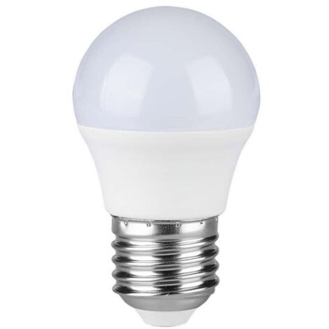 V-TAC AMPOULE LED CULOT E27 4,5W (ÉQUIVALENT 40W) G45 - 470 LUMEN - 3000K BLANC CHAUD - OUVERTURE DU FAISCEAU LUMINEUX 180° - EF (1/5)
