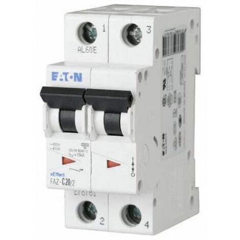 EATON (MOELLER) DISJONCTEUR FAZ C16/2C 16 A 2P-DISJONCTEUR LEGRAND 4015082787608