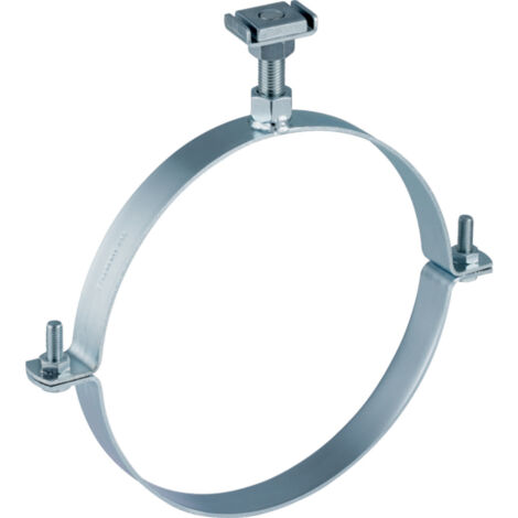 Support de tuyau 315 mm réglable, acier galvanisé (Pluvia) (1/5)