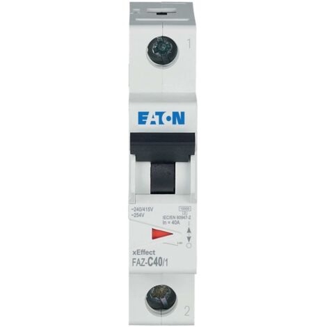 EATON 278565, 40 A, DISJONCTEUR 1P, C-CHAR (1/4)