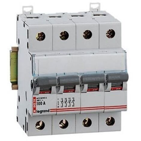 LEGRAND 004374 COMMUTATEUR DIP ARRET 4P 100 A