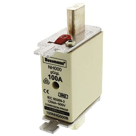 EATON 100 NHG000B NH000 KIT DE FUSIBLE 100 A 500 V GL/GG 100NHG000B