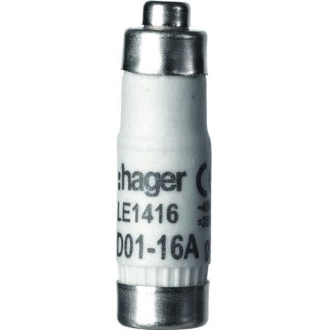 Hager LE1416 Fusible Diazed Taille du fusible = D01 16 A 400 V 10 pc(s) C984852 (1/4)