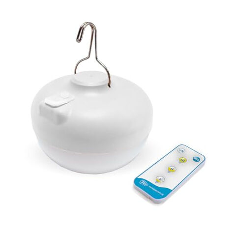 Idroweb – Lanterne portative rechargeable Cherry 900 lumens – Autonomie jusqu'à 20 heures – Base magnétique et télécommande – IP54 pour intérieur et extérieur (1/8)