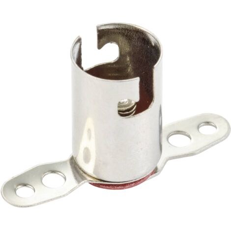 TRU COMPONENTS TC-10477732 SUPPORT DAMPOULE CULOT (MINI-LAMPES): BA9S CONNEXION: COSSES À SOUDER 1 PC(S) (1/4)