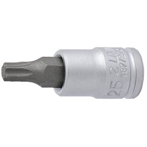 UNIOR 607905 - LLAVE DE VASO 1/4'' CON PUNTA TORX TX 15 SERIE 187/2PH 187/2TX (1/2)
