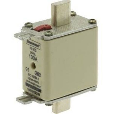 Eaton 100NHG00B Fusible NH avec afficheur de sécurité mécanique Taille du fusible = 00 100 A 500 V 3 pc(s) X551112 (1/3)