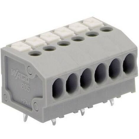 WAGO 805 - 104 4P GRIS BLOC DE TERMINAUX - ELECTRICAL TERMINAL BLOCK (1/2)