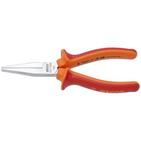 PINCE PLATE À BECS LONGS GAINAGE BI ISOLÉE VDE - 160 - 472/1VDEBI (1/2)