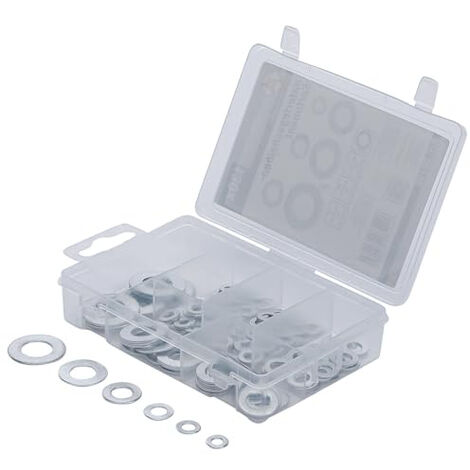 ASSORTIMENT DE RONDELLES Ø 4 - 12 MM (DIAMÈTRE INTERNE) 130 PCS. BGS DO IT YOURSELF 88133 (1/4)