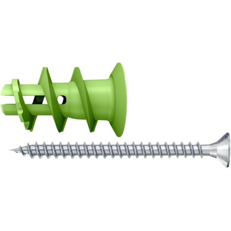 FISCHER GK GREEN S K NV CHEVILLE POUR PLAQUES DE PLÂTRE 22 MM 532729 1 SET (1/4)