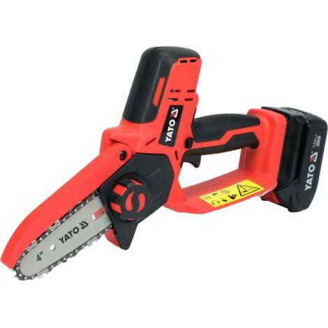 YATO YT-828135 TRONÇONNEUSE SANS FIL 18 V 10,2 CM AVEC BATTERIE ET CHARGEUR 2 AH (1/5)