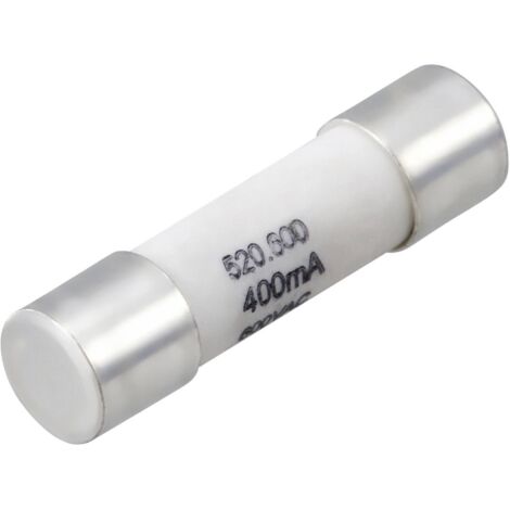 VOLTCRAFT VC 151/171 FUSE FUSIBLE DE MULTIMÈTRE (Ø X L) 5 MM X 20 MM 400 MA 600 V/AC, 600 V/DC RAPIDE -F- CONTENU 1 PC(S) (1/2)