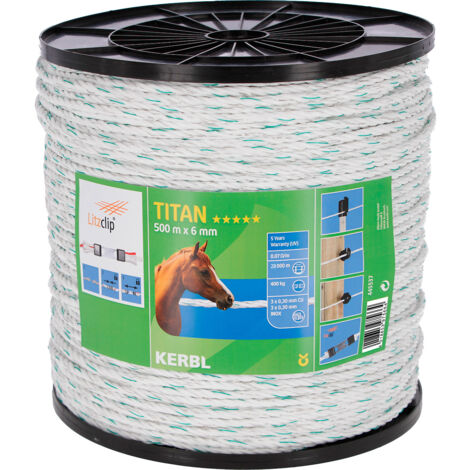 Corde à Mouches Flymaster Kerbl 440m - Solution écologique Pour écurie, Facile à Installer