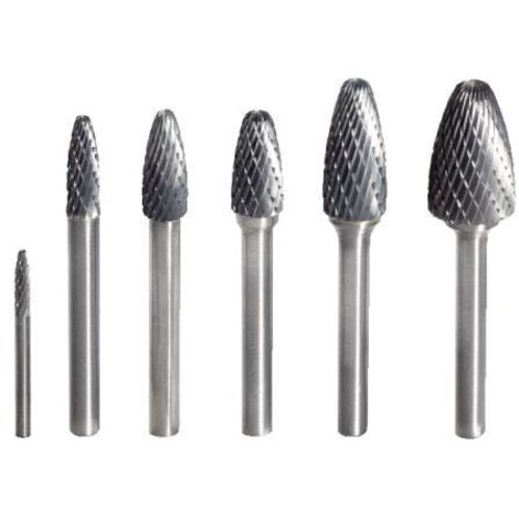 Ks Tools – Fraise pour perceuse carbure de tungstène Ø 3 mm – Longueur 38,5 mm – Stabilité de coupe pour métaux durs et inox – Ébavurage et traitement des soudures