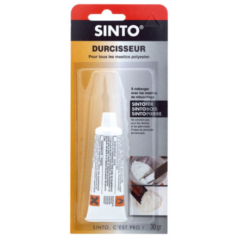 Sinto – Durcisseur pour mastics polyester 30ml – Séchage rapide pour espaces confinés – 139131 - SB 30 ML