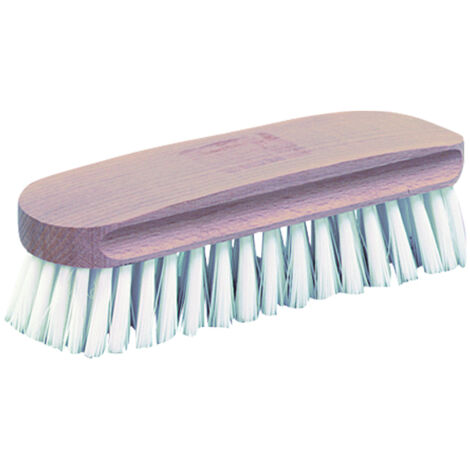 Nespoli – Brosse de nettoyage en nylon et bois 30mm – Bonne tenue à l'eau chaude jusqu'à 90°C – Pour surfaces délicates