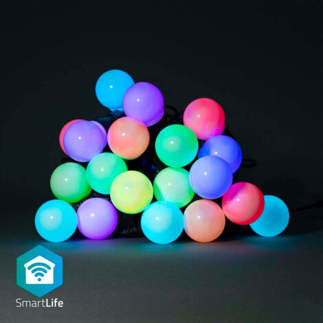 Nedis SmartLife guirlande lumineuse extérieure noire 10 m (1/5)