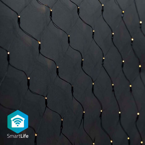 NEDIS SMARTLIFE - LED DÉCORATIVE - RAPPORTER - BLANC CHAUD - 280 LED'S - EXTÉRIEUR - MOTIFS DE MOUVEMENT - 3 X 2M - ANDROID/IOS (1/5)
