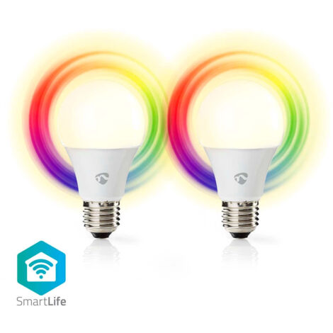 AMPOULE SMARTLIFE TOUTE COULEUR WI-FI E27 806 LM 9 W RGB WARM TO COOL WHITE 2700 - 6500 K ANDROID IOS AMPOU (1/5)