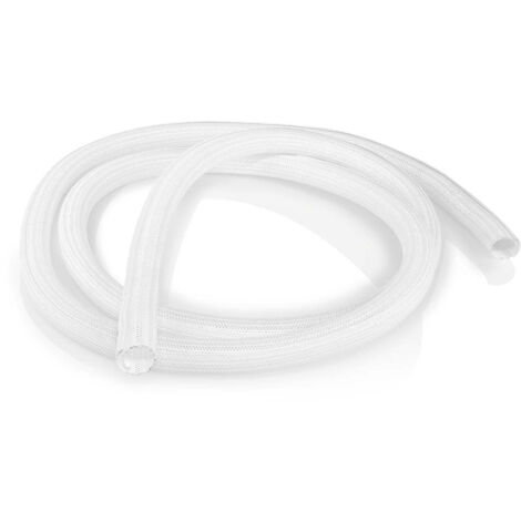 GESTION DES CÂBLES MANCHON 1 PIÈCES ÉPAISSEUR MAXIMALE DU CÂBLE: 15 MM NYLON BLANC NEDIS CMSL0015WT200 (1/3)