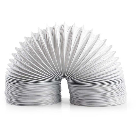 TUYAU D'AIR D'ÉVACUATION EN PVC 100 MM 3 M NEDIS DRHO100WT30 (1/3)