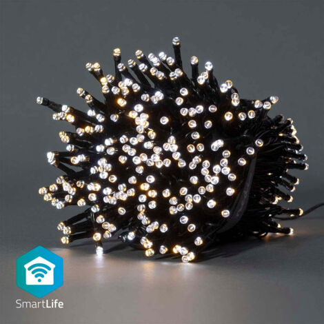 Nedis Smartlife Guirlande lumineuse noire 20 mètres 400 LEDs (1/5)