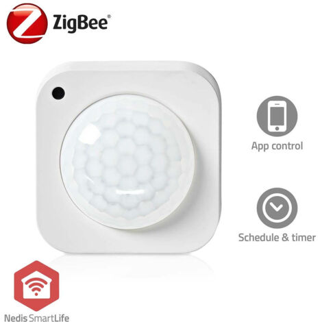 Capteur de mouvement avec angle de détection 100 ° Intelligent / Autonome / SmarrtLife - Nedis - (1/5)