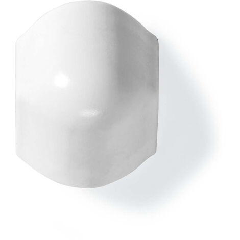 GESTION DES CÂBLES CONDUIT AU-DESSUS DU COIN 1 PIÈCES PVC BLANC NEDIS CMDT3301WT (1/5)