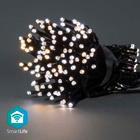 Nedis SmartLife Décorative LED | Wi-Fi | Blanc Froid | 400 LED | 8.00 M