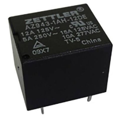 Zettler Electronics AZ943-1CH-24DE Relais pour circuits imprimés 24 V/DC 15 A 1 inverseur (RT) 1 pc(s) Y746102 (1/2)