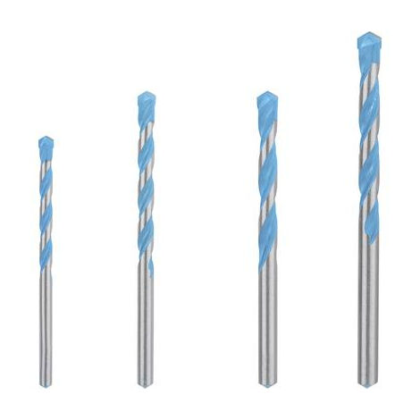 BOSCH ACCESSORIES EXPERT CYL-9 MULTICONSTRUCTION 2608900650 JEU DE FORETS POLYVALENTS 4 PIÈCES 5.5 MM, 6 MM, 7 MM, 8 MM TIGE CYL