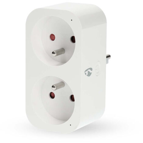 PRISE INTELLIGENTE SMARTLIFE WI-FI IP21 WATTMÈTRE 3680 W FRANCE TYPE E (CEE 7/6) 0 - 55 °C ANDROID IOS BLAN (1/4)