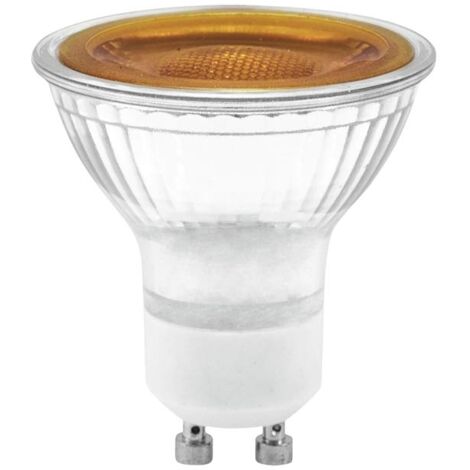 Ampoule LED GU10 7 W orange – 230 V – Effet lumineux pour spectacles – Angle de rayonnement 36° – Durée de vie 20 000 h – Omnilux - Q535113