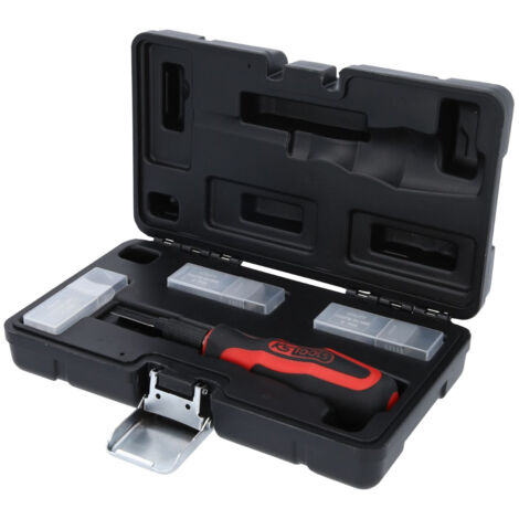Kstools – Manche porte-couteau double-corps 200mm – Alliage spécial – Changement de lame rapide – Coffret avec 16 lames de rechange - 16pcs (1/5)