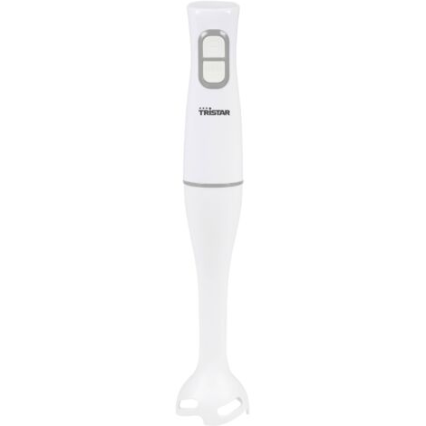 TRISTAR MX-4851 MIXEUR PLONGEANT 350 W AVEC EMBOUT HÂCHOIR, FOUET , AVEC BLENDER BLANC, TRANSPARENT(E) (1/5)