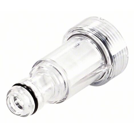 Bosch – Filtre à eau transparent pour nettoyeur haute pression – Protection pompe – Compatible EasyAquatak et autres modèles – Longueur 138mm - F016800577