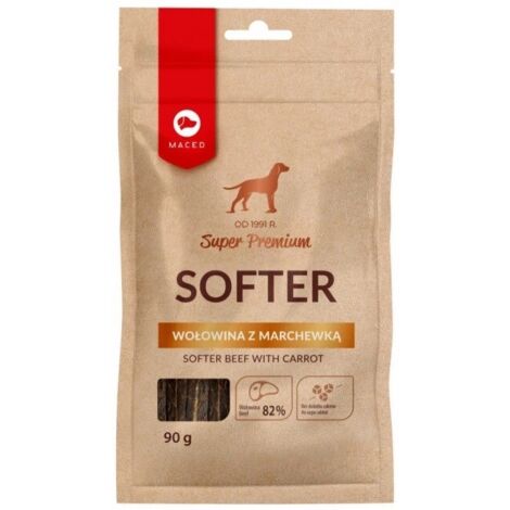 MACED Bœuf tendre aux carottes pour chiens - Sain et savoureux 90 g (1/2)