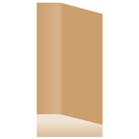 Sabot de plinthe en bois exotique FSC 49mm – Longueur 140mm – Épaisseur 17mm – Finition vernie ou peinte – Pour bois dur (1/2)