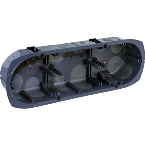 EUROHM XL ULTRA BOÎTE ENCASTREMENT TRIPLE MULTIMATÉRIAUX ÉTANCHE À L&039,AIR P40MM E71 - 52016