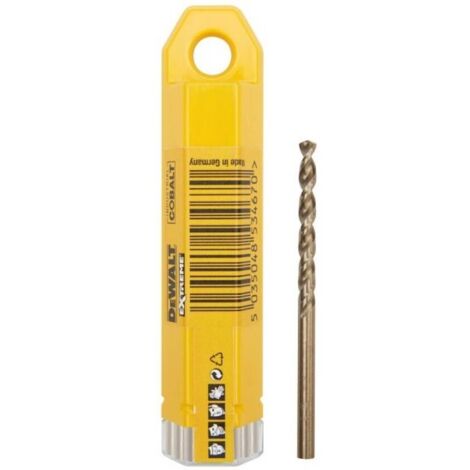 DEWALT FORET COBALT POUR MÉTAL 4,0 mm 10 pièces. (1/5)