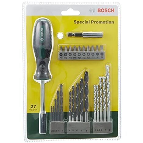 BOSCH 2607017201 LOT DE FORETS AVEC TOURNEVIS (1/4)