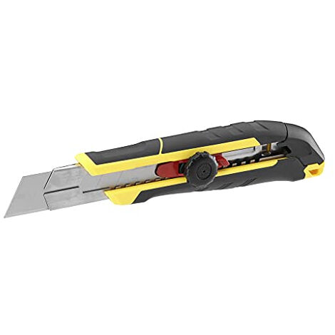 Stanley – Cutter avec roue de blocage 9/18/25 mm – Pour coupe nette sur matériaux variés – FMHT103300