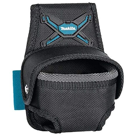 Makita – Gaine porte-ruban à mesurer 110x80x165mm – Polyester durable 1680 deniers – Compatible avec rubans de 3 à 10m – Fermeture sécurisée - E-15338